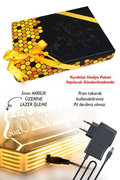 Hediye Kovanı Chopper Motor 3D Lamp