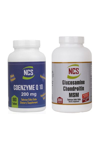 NCS Glucosamine Chondroitin Msm 300 Tablet Coenzyme Q-10 200 Mg 180 Tablets
