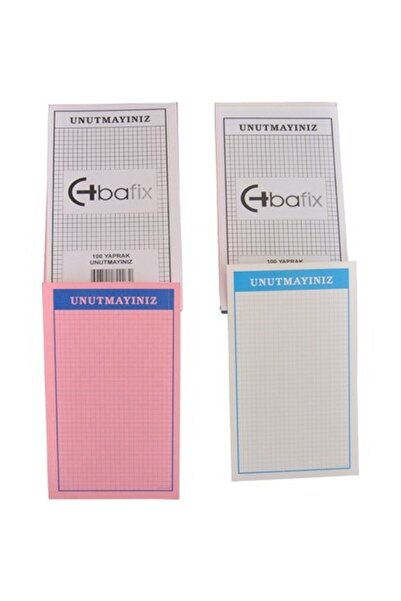 Platin Puk002 Unutmayınız Kartı Pastel Not Kağıdı
