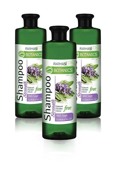 Farmasi Botanics Extract Sage Strengthening Shampoo - 500ml 3 Pieces