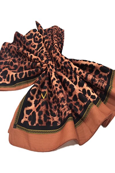 19V69 ITALIA Seria Pavia Coral Portocaliu - Eșarfă 90x200 Cm și cuier Împreună