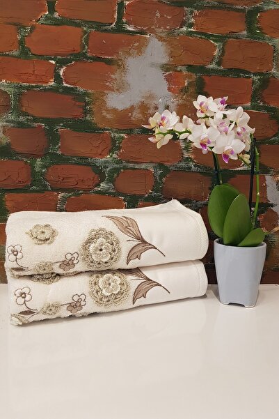 Özdilek Set de 2 prosoape din bambus Destine - Crem