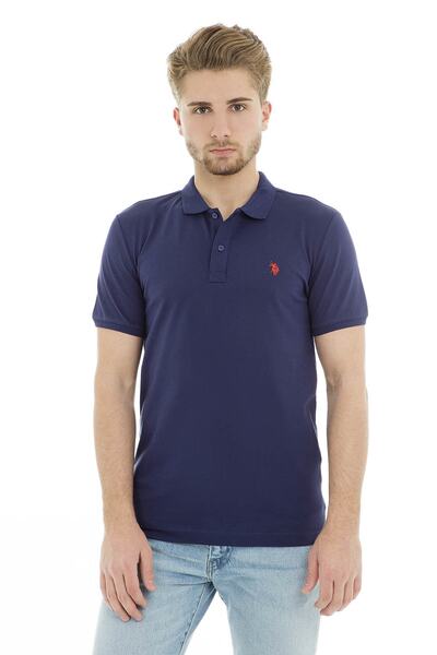 U.S. Polo Assn. تي شيرت بولو أمريكي للرجال تي شيرت G081gl011