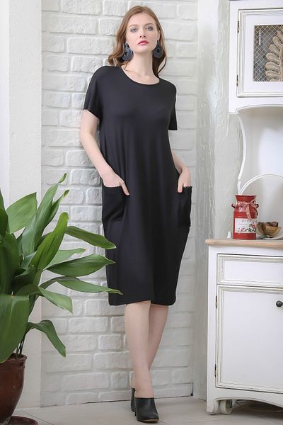 Chiccy Kleid - Schwarz - Shift