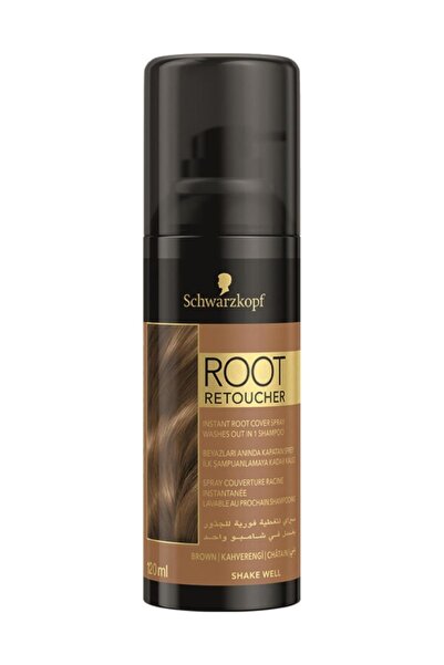 ROOT Retoucher Beyazları Anında Kapatan Sprey Boya Kahverengi 120 Ml