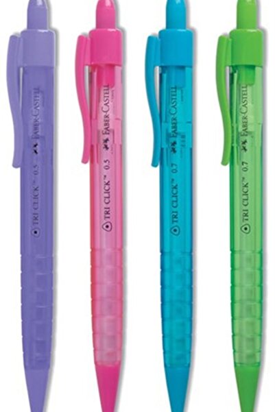 Faber Castell مجموعة أقلام Tri Click Versatil 0.7 مكونة من 4 قطع