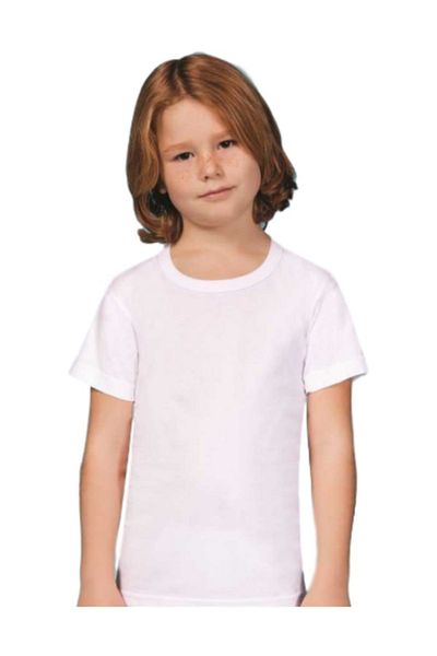 Berrak Tricou alb pentru băiat/Pachet de 6 1502