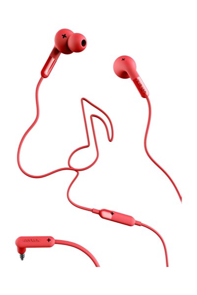 Defunc Kulak Içi Plus Music Kulaklık Kırmızı