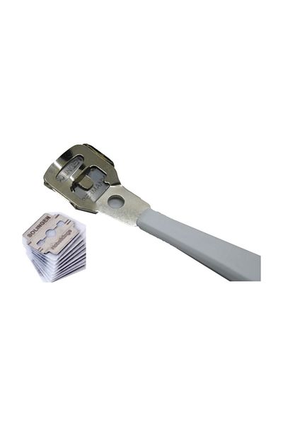 Solingen Foot Scraper 7393 and Spare Razor 7494 10 Pieces