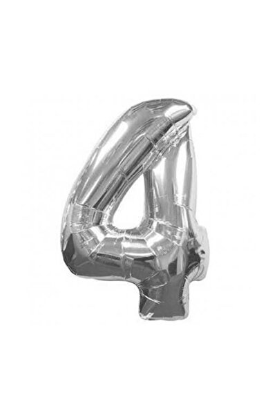 Parti Furyası 4 بالونات فويل فضية 100 سم بالون هيليوم بالون طائر