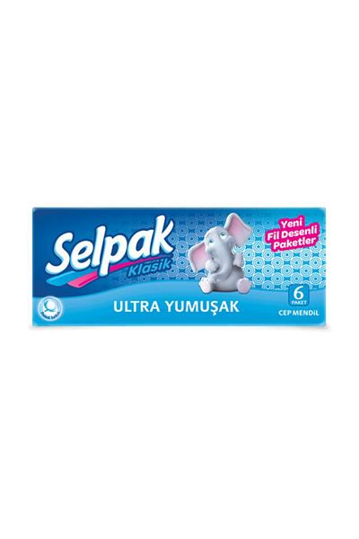 Selpak Selpak Pocket Wipes Pack of 6