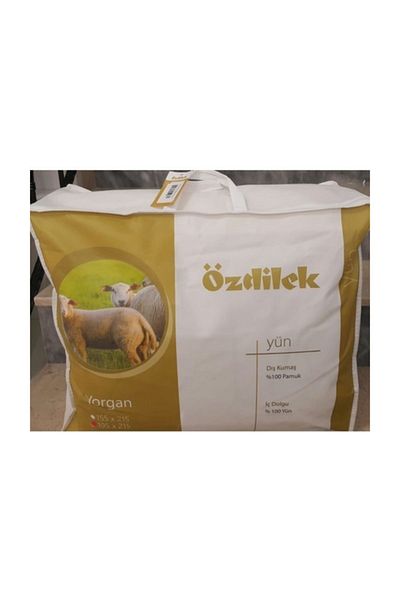 Özdilek White Single Wool Quilt - 155x215 Healthy