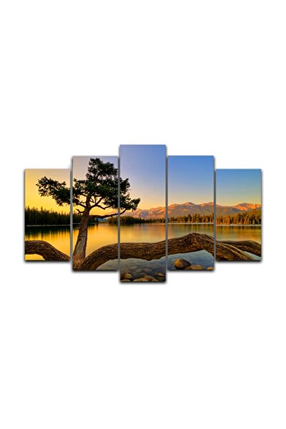 ÖZCANLAR ÇERÇEVE Kanvas Tablo Baskı- Mdf Baskı -parçalı 60x100-5'li