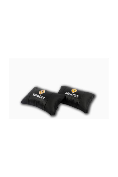 Fox Renault Car Special Embroidered Auto Leather Neck Pillow