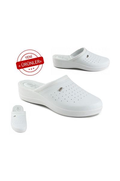 GEZER Papuci ortopedici albi unisex