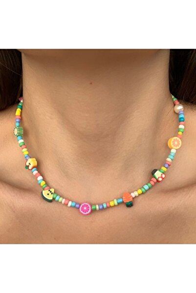 fabrikaksesuar Meyveli kolye ,yazlık kolye, çocuk kolyesi ve yetişkin kolyesi