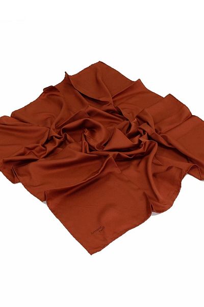Armine Κασκόλ Twill - Μονόχρωμο - Πλακάκι