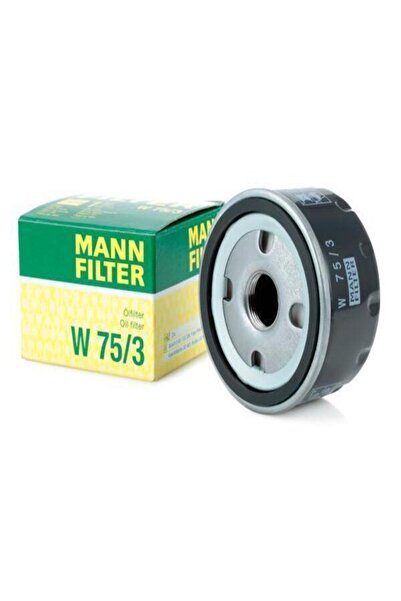 MANN Man W75/3 Yağ Filtresi Megane I, Iı, Iı, Clıo I, Iı, Iı,fluence,kangoo, R9-19,logan,sandero,duster