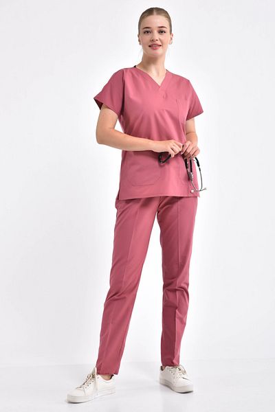 Owlet Medikal Set de uniforme pentru asistentă chirurgicală cu pulbere întunecată