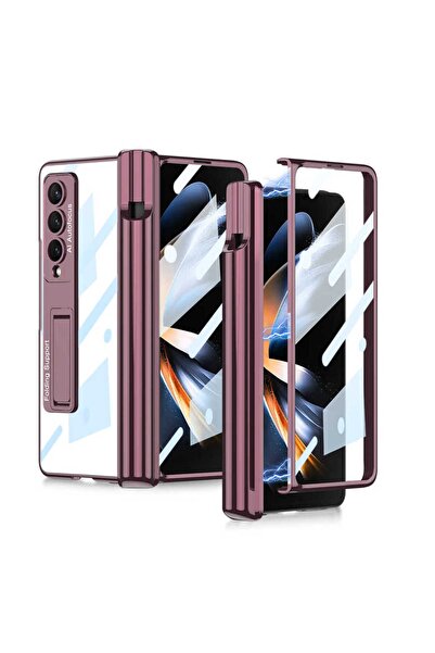 Rivor Samsung Galaxy Z Fold 4 Kılıf Kalem Bölmeli Standlı Kapaklı Katlanabili...