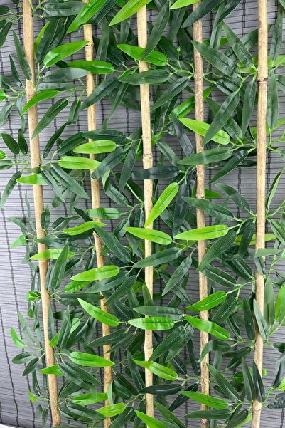 Bahçem Yapay Yapraklı Dekoratif Bambu Çubuğu Uslu Ticaret 90cm 5 Adet