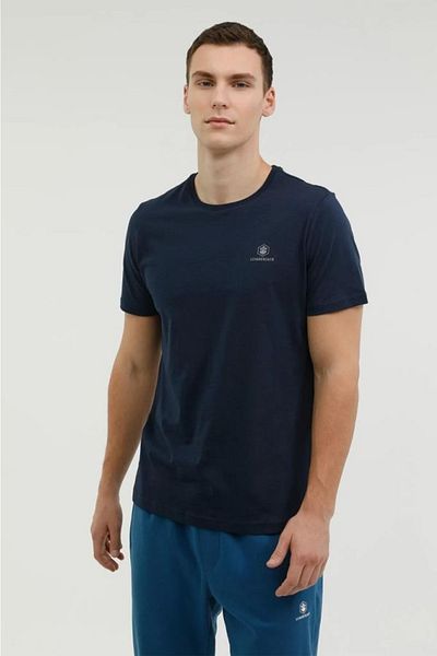 lumberjack Ανδρικό κοντομάνικο μπλουζάκι Basic C Neck Navy Blue M-ct102 101349560