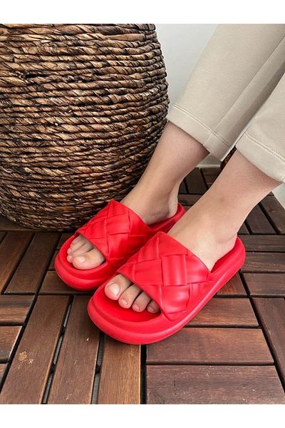 Behtah Kundura Unisex Slide Soft Thick Non-Slip Sole Soelite Beach Pool Garden Sea Daily Slippers