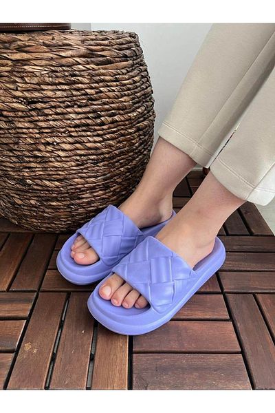 Behtah Kundura Unisex Slide Μαλακή χοντρή αντιολισθητική σόλα Soelite Beach Pool Garden Sea Daily Παντόφλες