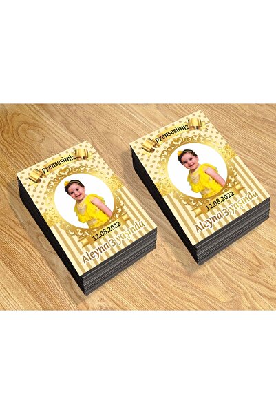 reklamatolye Kişiye Özel Resimli Doğum Günü Magneti 5 Temalı 8x6 Cm 10 Adet