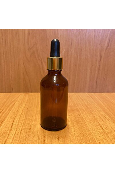 Pause Art Home Amber Cam Şişe 50ml Cam Damlalıklı
