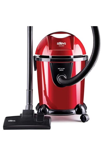 Genel Markalar Stilevs Uzay 2800w Kırmızı-siyah Islak - Kuru Elektrikli Süpürge