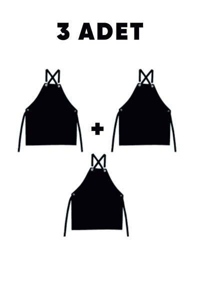 enmalife Black Combination Masterchef Apron