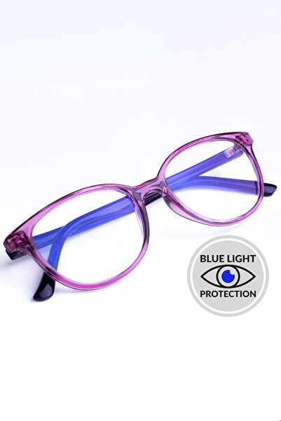 Focus On Mor 3-8 Yaş Mavi Işık Filtreli Çocuk Ekran Gözlüğü