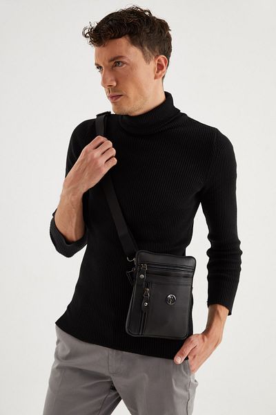 TH Men's Handbag Th-ws602000 Black