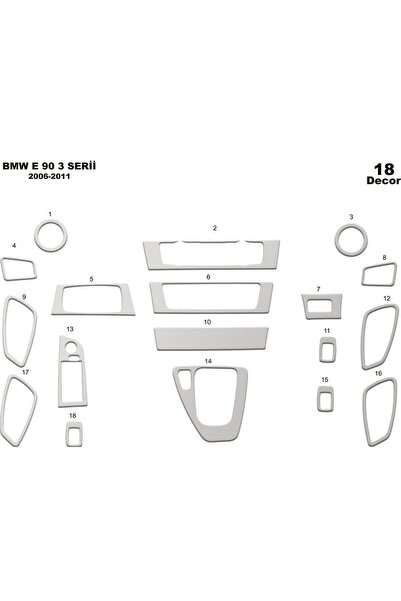 meriç cockpit design ميريتش ®   بي ام دبليو 3 E90 توربيدو امامي مطلي الومنيوم...