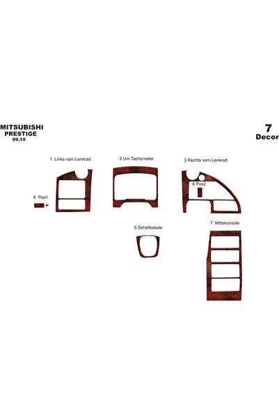meriç cockpit design ميريتش ®   ميتسوبيشي تيمسا برستيج توربيدو امامي مطلي ماه...