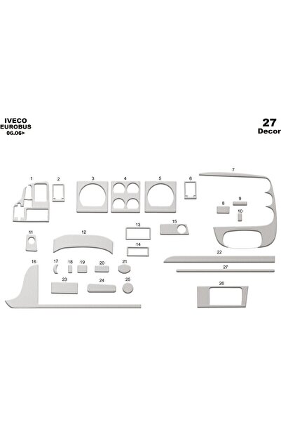 meriç cockpit design ميريتش ®   ايفيكو يوروبوس توربيدو امامي مطلي الومنيوم 27...