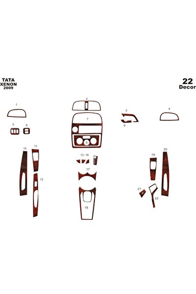 meriç cockpit design ميريتش ®   تاتا زينون 4x4 توربيدو امامي مطلي ماهوجني 22 ...