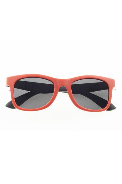 Focus On Polarized Kids Sunglasses| Matte Red Black| 2-7 Years| Light Flexible