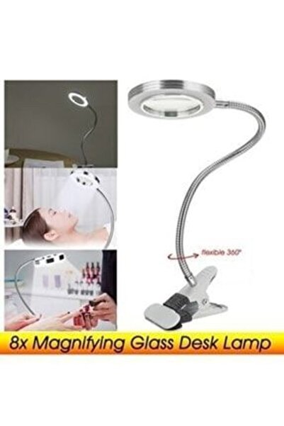 Genel Markalar Büyüteç Mandallı Masa Büyüteci Çalışma Lambası Kitap Okuma Makyaj Büyüteci Oje Tırnak Bakım Büyüteci