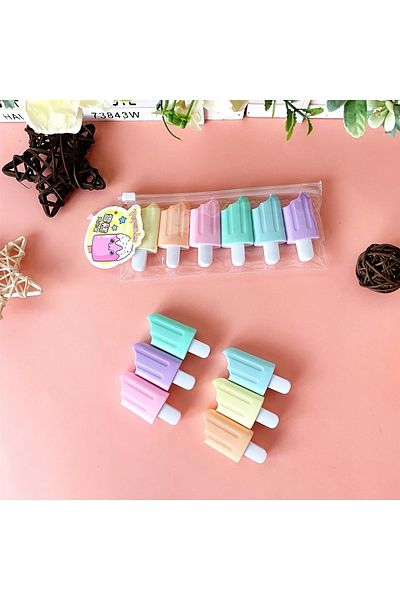 gebzeli Highlighter Set Ice Cream Set of 6