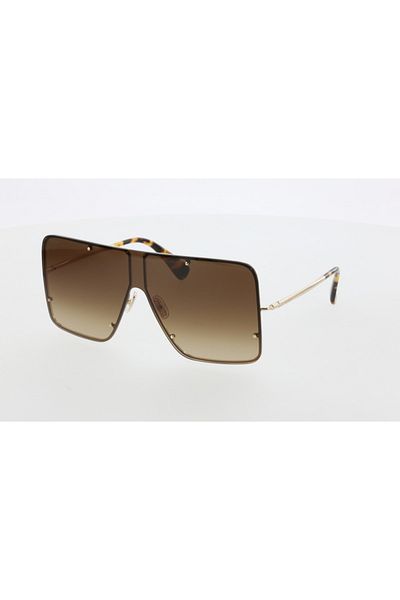 Maxmara Mm0004 00-00-135 Brown?Glassy Women's Sunglasses| 2022 Season Yellow Framed