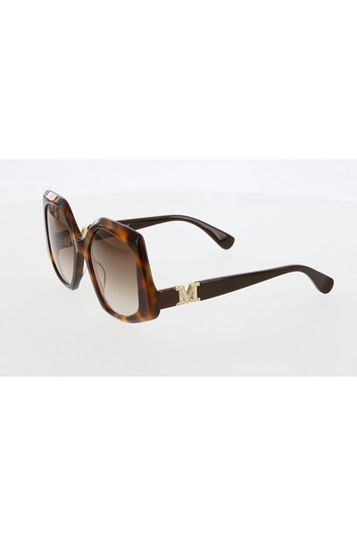Maxmara Mm0012 56-20-140 Brown?Glassy Women's Sunglasses| 2022 Season Brown?Framed