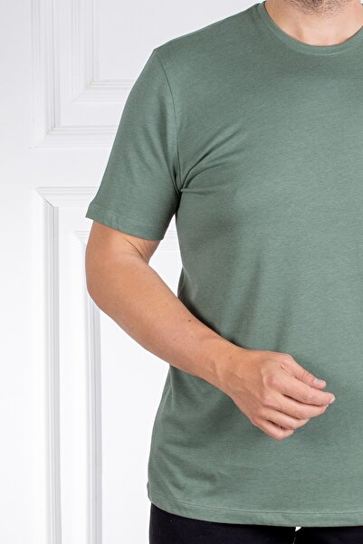 Sarar Επισκέψτε το βασικό πράσινο μπλουζάκι με γιακά