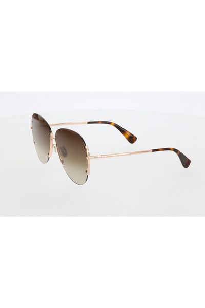 Maxmara Mm0001 62-12-135 Brown?Glass Women's Sunglasses| 2022 Season Rose Framed