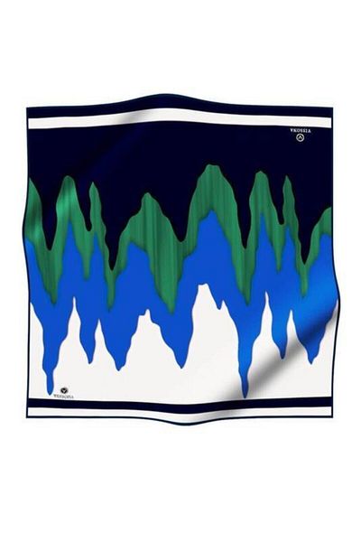 Vissona 8365 Γυναικείο κασκόλ Navy Blue Tivil