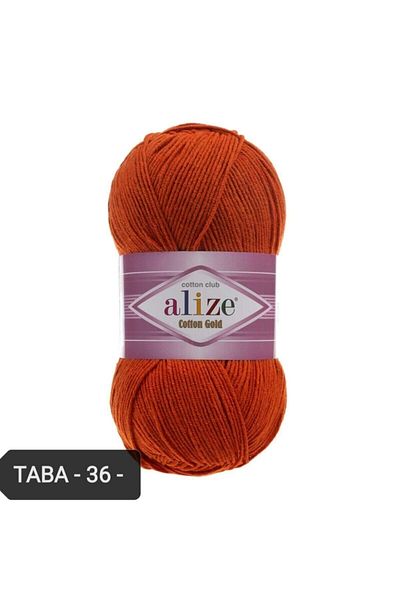 Alize Βαμβακερό χρυσό Amigurumi νήμα 100gr Χειροποίητο νήμα πλεξίματος νήμα διάτρησης Κωδικός χρώματος-36-tan-βαμβάκι+ακρυλικό νήμα πλεξίματος