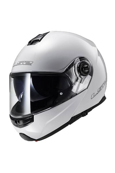 LS2 Ff325 Strobe Beyaz Kask M
