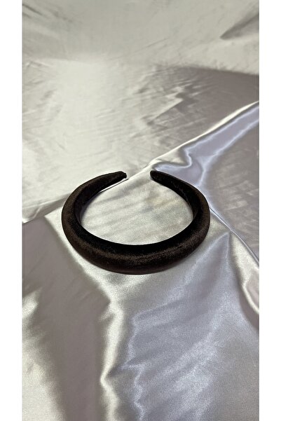 MegssStore Καφέ λεπτή κορώνα/κορδέλα από βελούδο