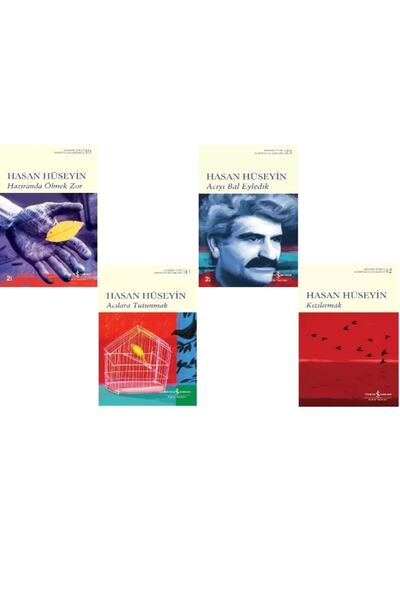 TÜRKİYE İŞ BANKASI KÜLTÜR YAYINLARI Acılara Tutunmak - Acılara Tutunmak - Haziranda Ölmek Zor - Kızılırmak /4 kitap set- Hasan Hüseyin